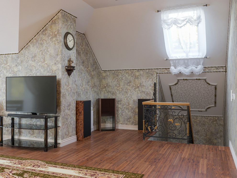 Классическая гостиная и кабинет в с.Ямном для семейной пары.