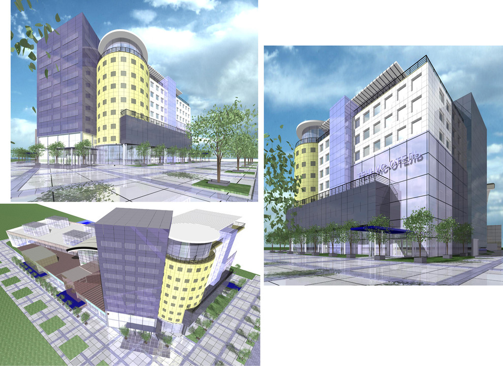 Эскизные проекты офисных зданий в г.Екатеринбурге