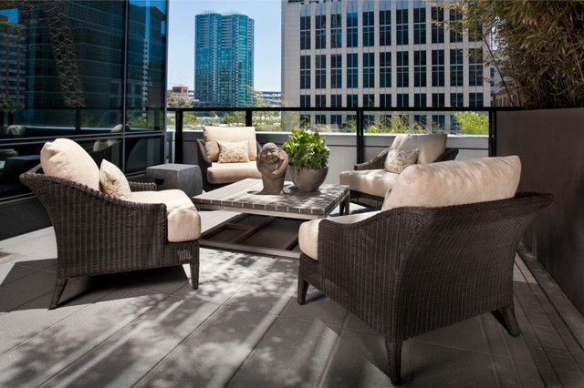 San Francisco Luxury High Rise Contemporary Balcony Hawaii