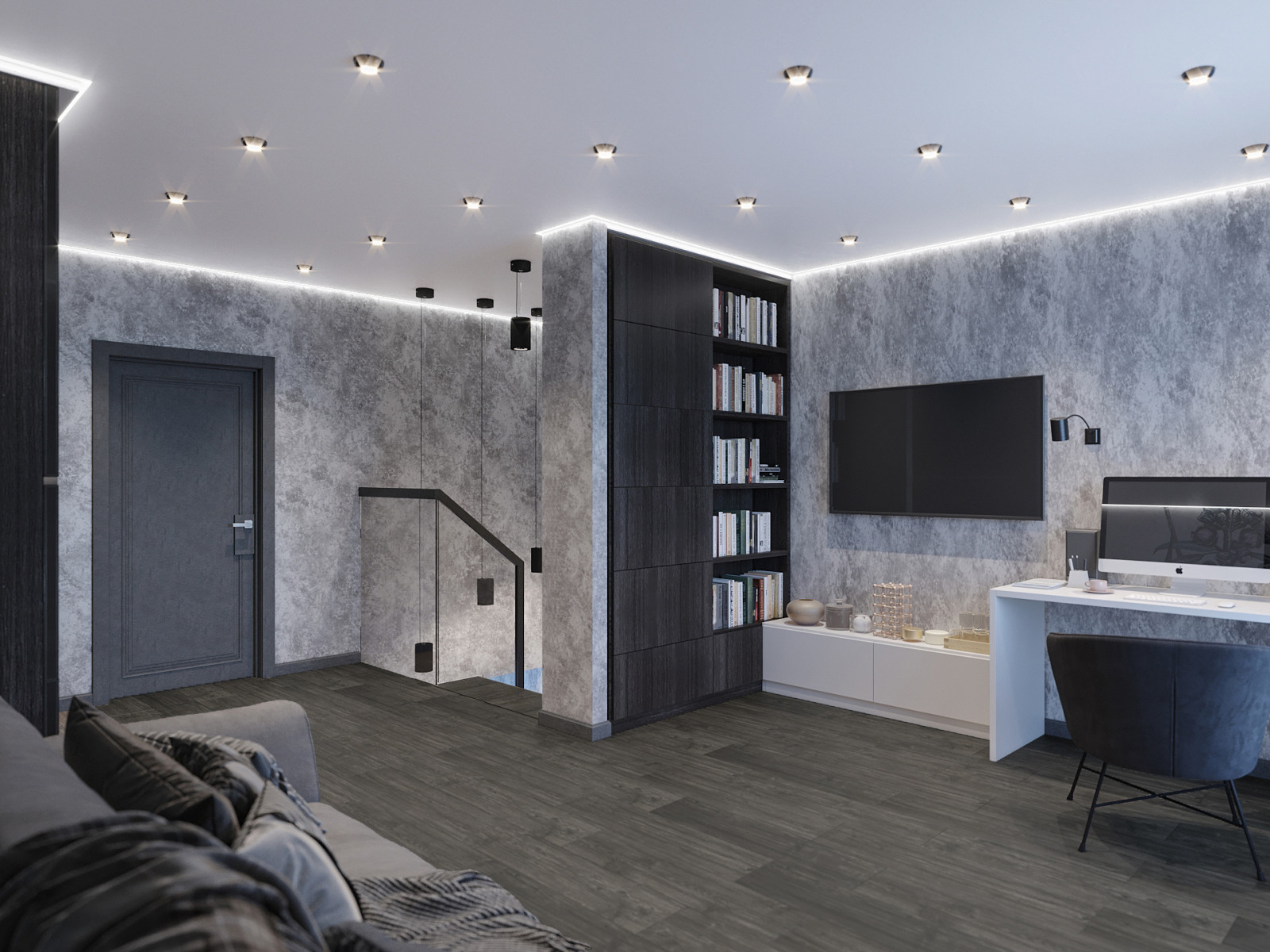 Крутейший дизайн интерьера таунхауса (дер.Кривцово)