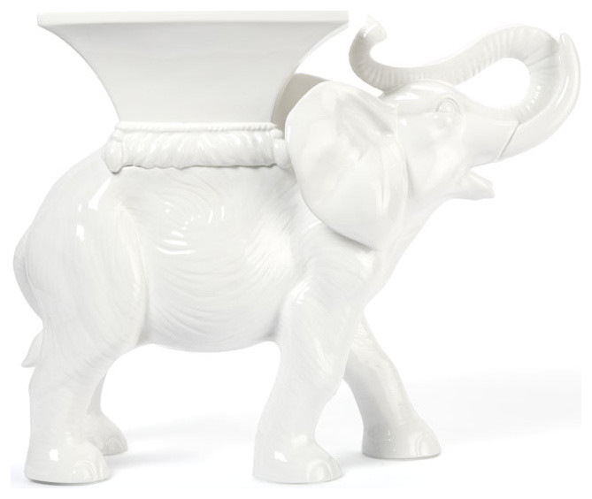 Ceramic White Elephant