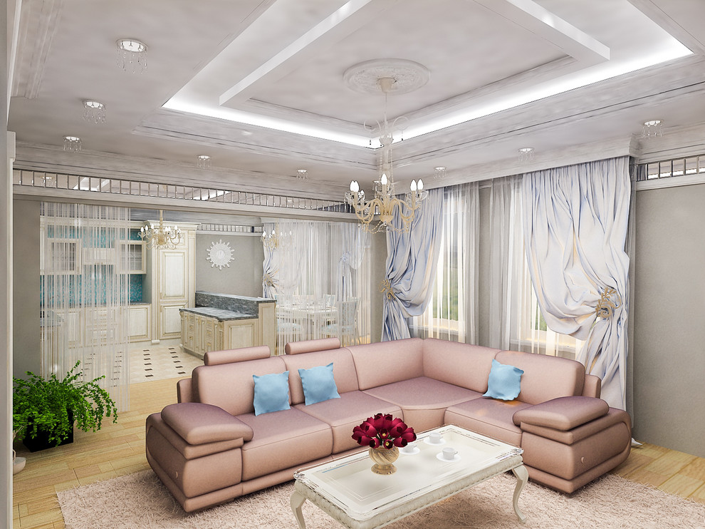 Проект трехэтажного жилого дома в пригороде г. Курска