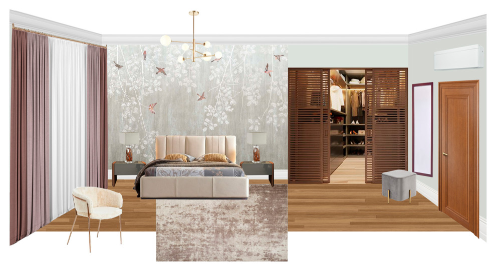 Спальня коллаж