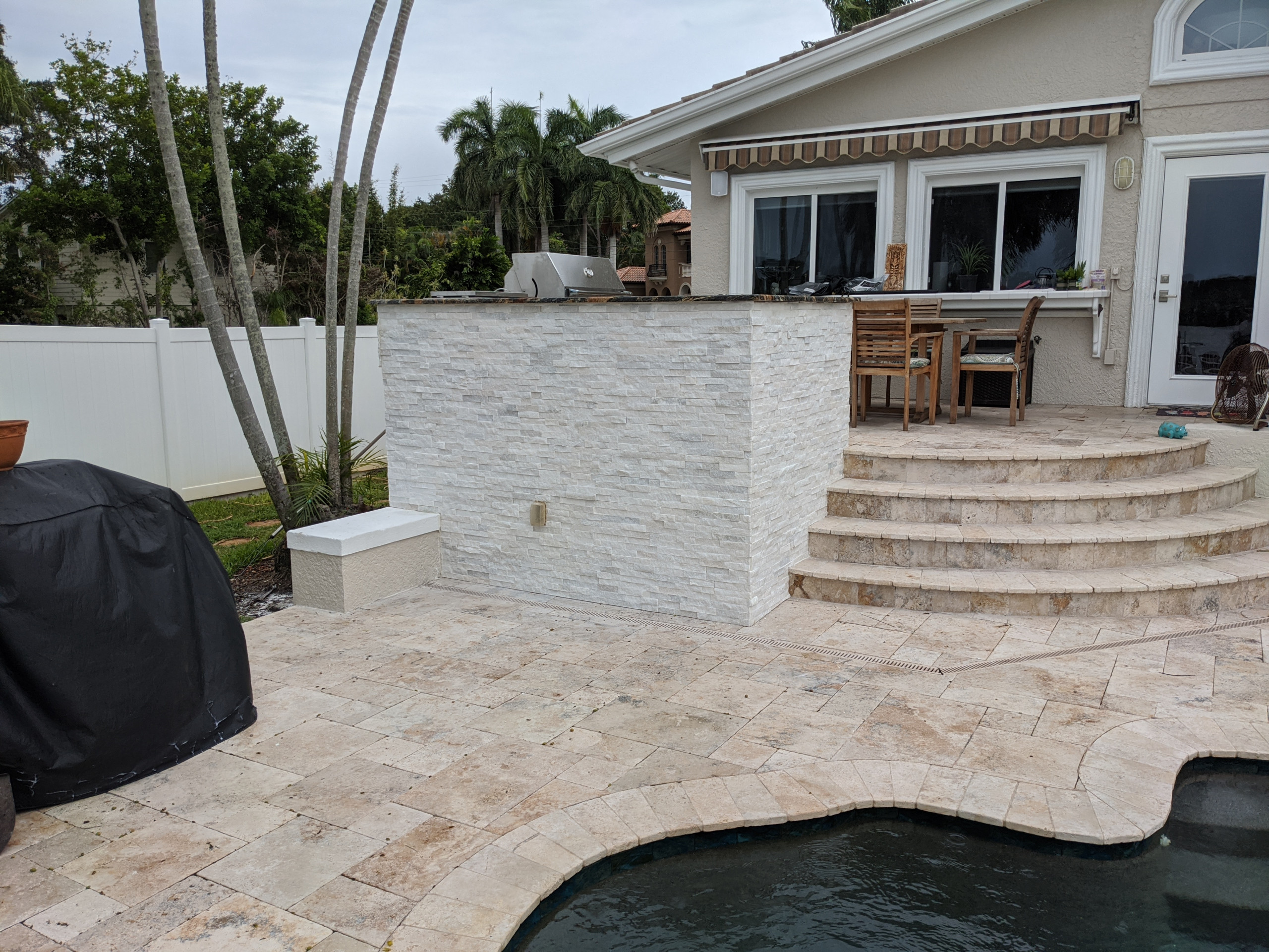 Outdoor Kitchen / Planter Conversion