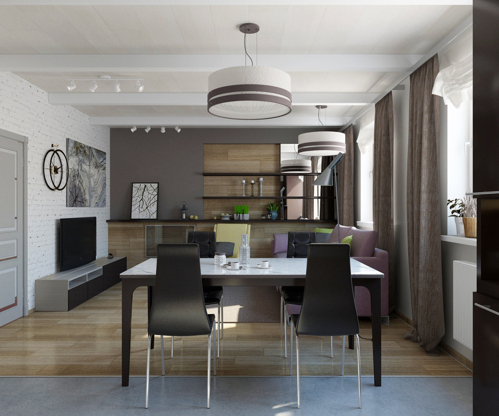 Кухня-гостиная для молодой семья