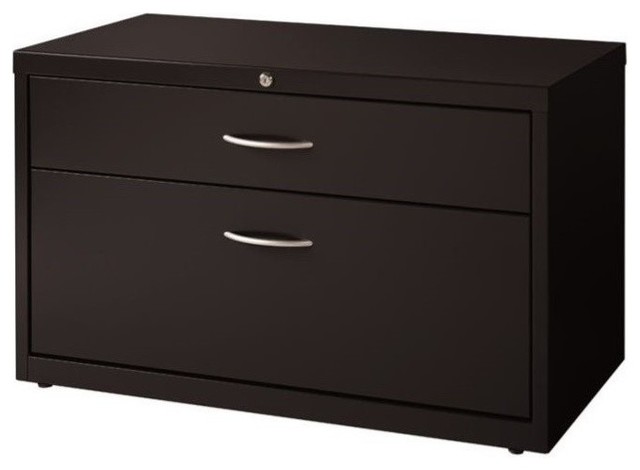 Scranton Co 2 Drawer Lateral Credenza File Cabinet In Black