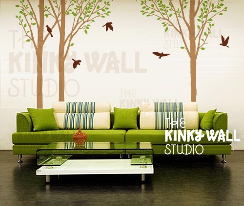 Vinyl Wall Decal Tree by Kinky Wall Studio