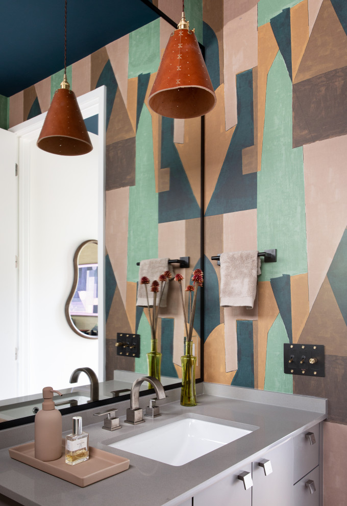 DeVerne - Eclectic - Powder Room - Austin - by MK Workshop