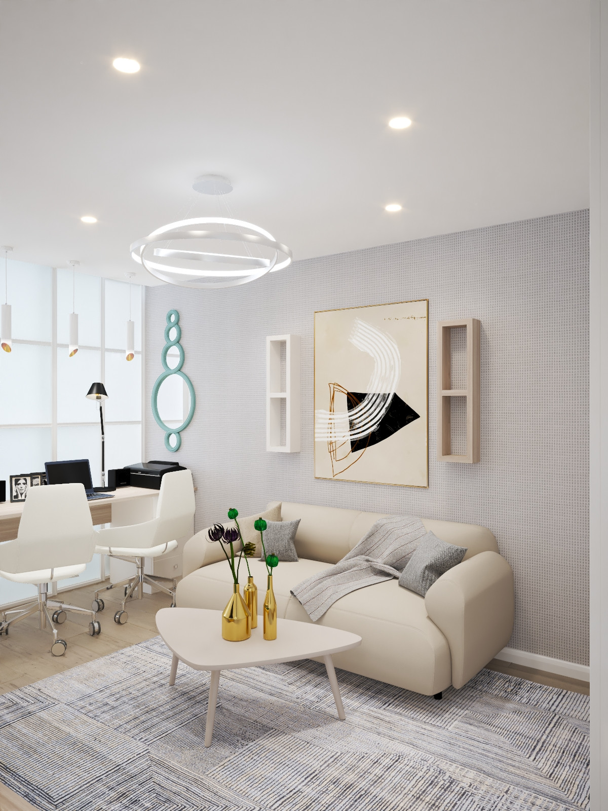 Двухкомнатная квартира / Чебоксары / 2021 год