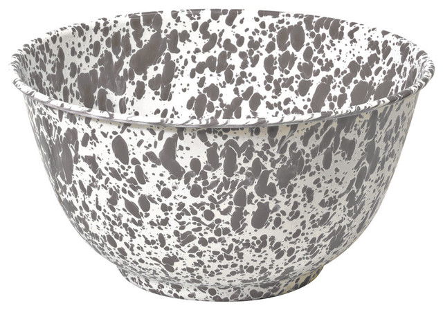 Crow Canyon Large Salad Serving Bowl Contemporary And Crow Canyon Large Salad Serving Bowl Grey Marble