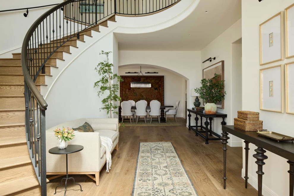 Large tuscan entryway photo in Los Angeles