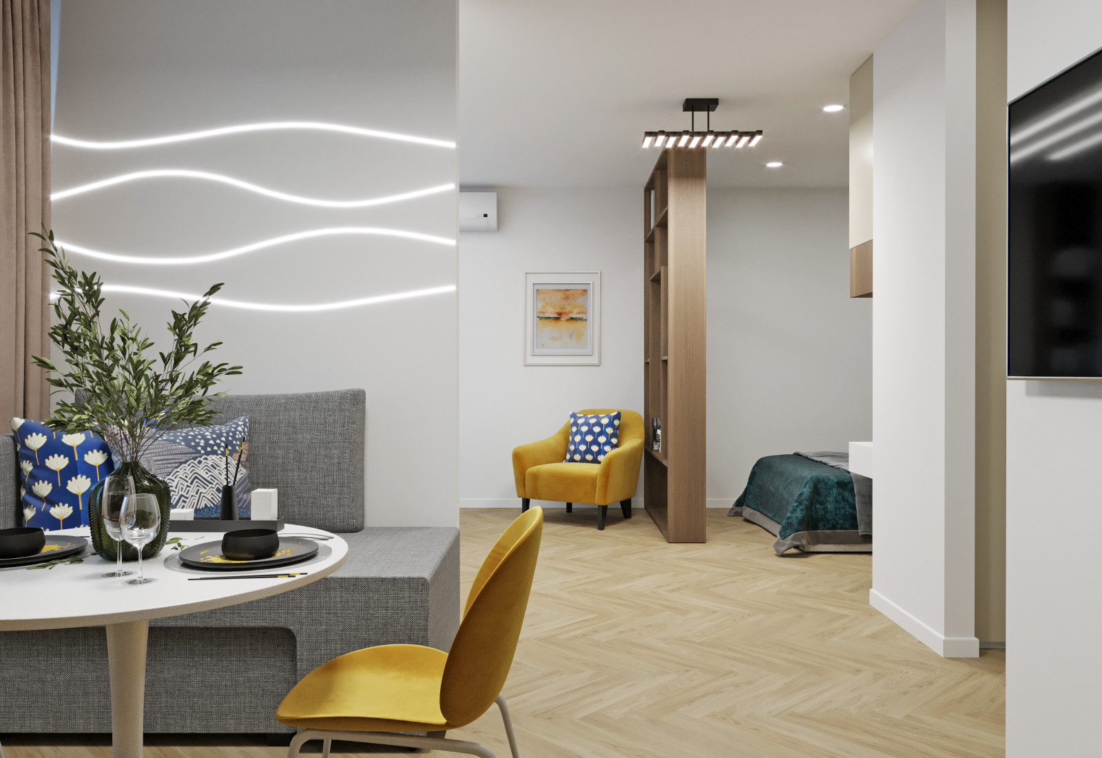 Интерьер для девушки-студентки