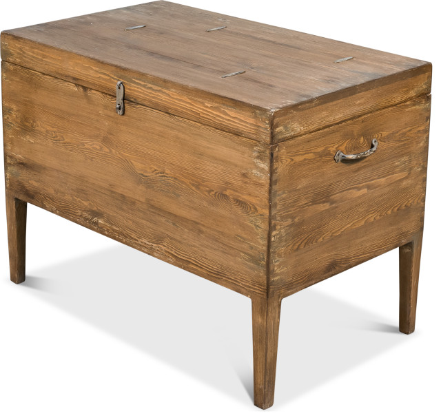Trunk Side Table - Brown