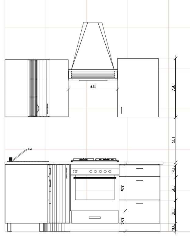 Кухня угловая из массива дерева