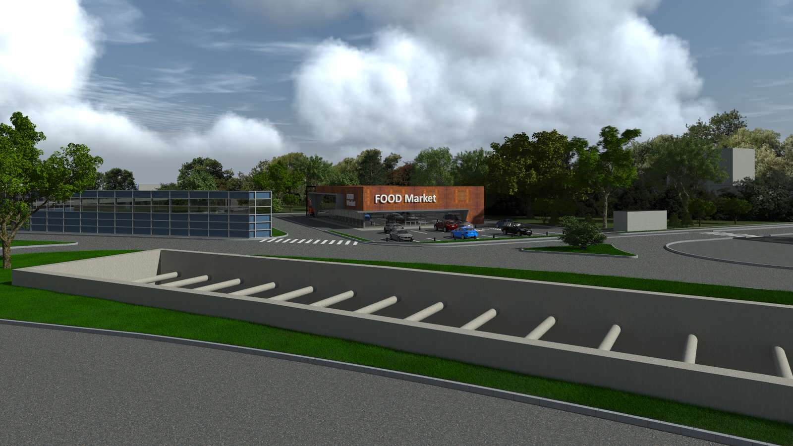 Эскизный проект торгового центра в г.Жуковский