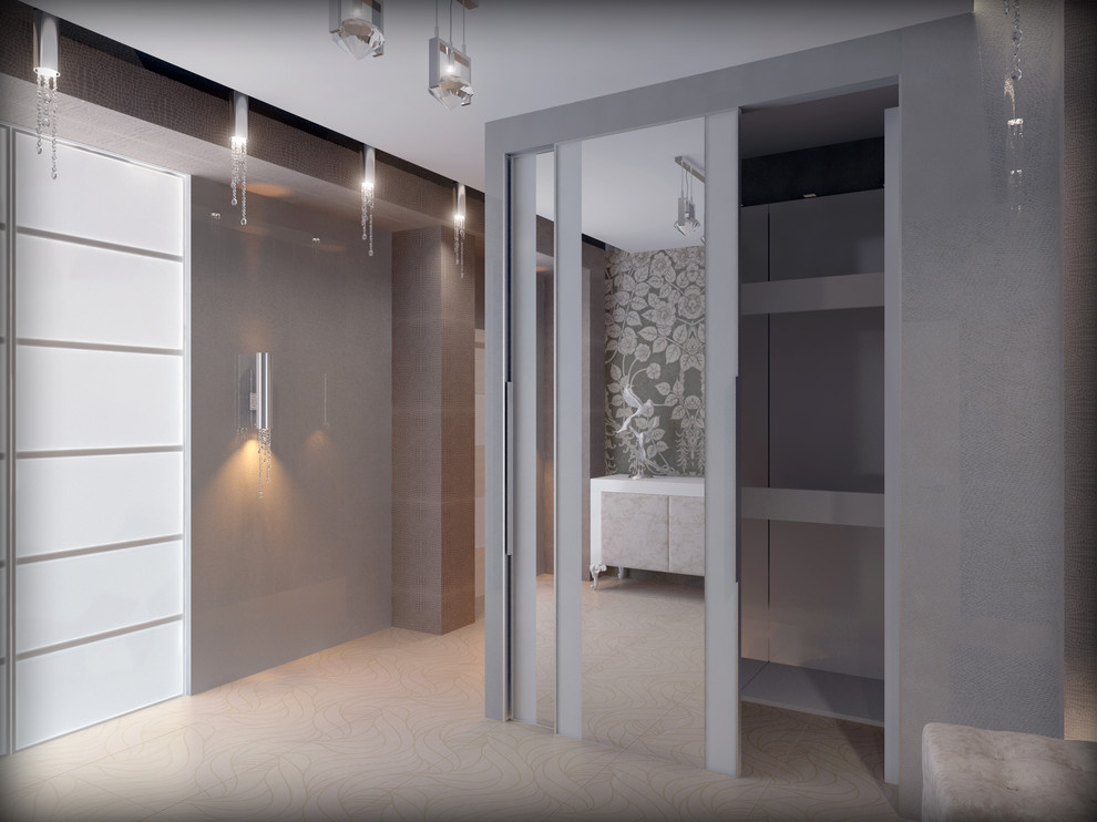 Hallway in muted colors