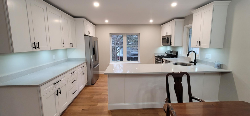 Modern Kitchen Renovations with White Cabinets