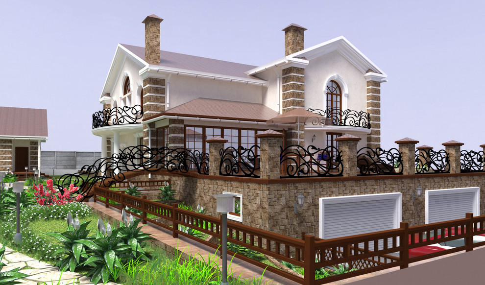 Ландшафтный дизайн коттедж