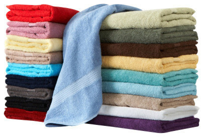 Bath Luxury Plush Cotton Towel, Granite, Hand
