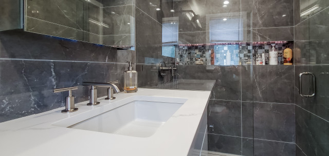 Min Master Bath Make over modern