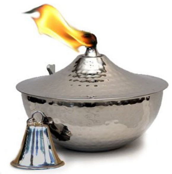 Maui Tabletop Tiki Torch/Oil Lamp Tiki Torch With Snuffer