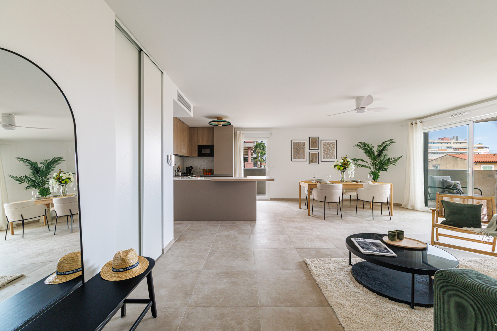 Home staging, L'Echappée mer, Cagnes sur mer