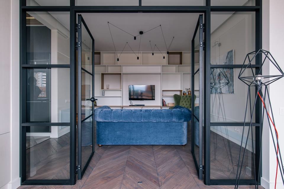 Стеклянная перегородка NAYADA-Standart