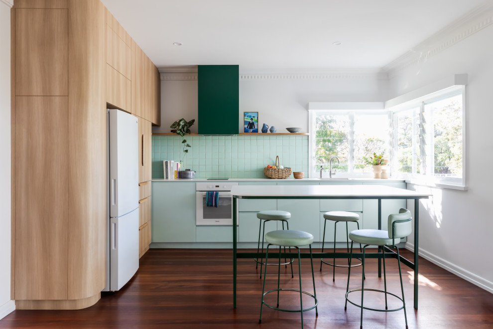 Design ideas for a beach style kitchen in Perth.
