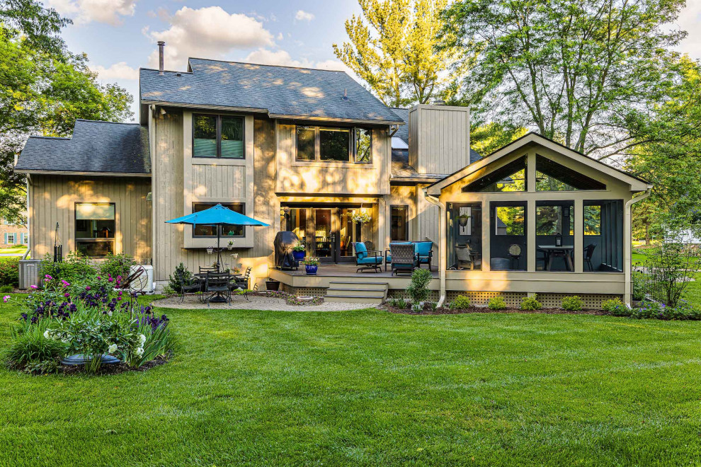 Screened Porch Retreat in Ann Arbor Contemporary Porch Detroit