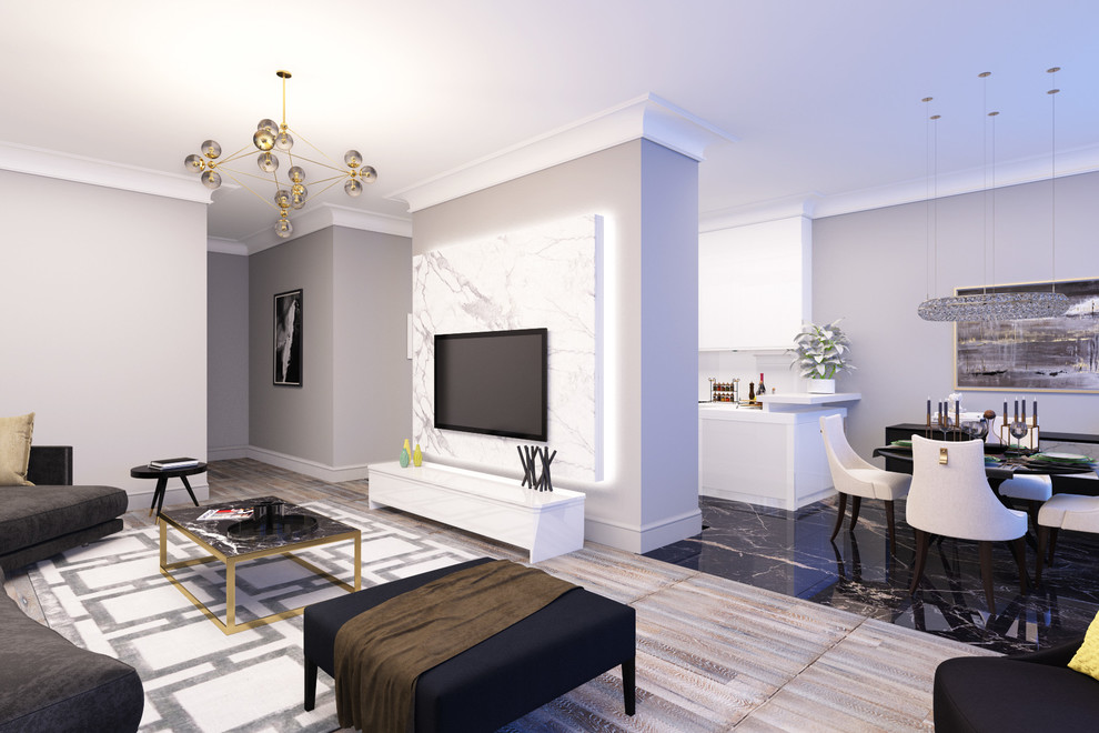 Квартира в современном стиле в Алматы