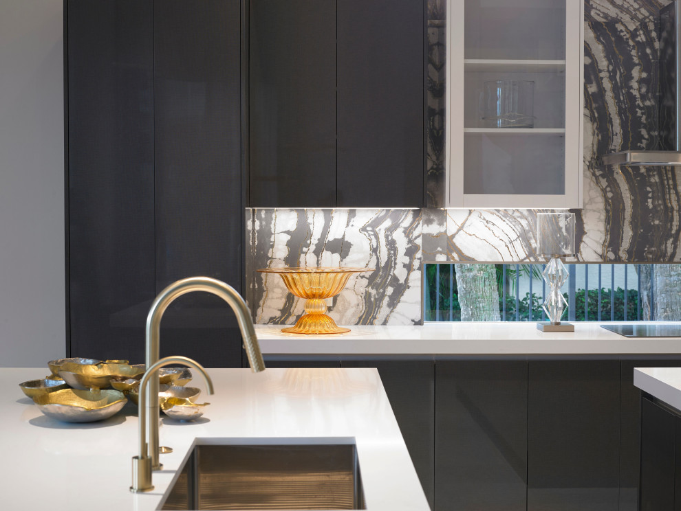 Home design - transitional home design idea in Miami