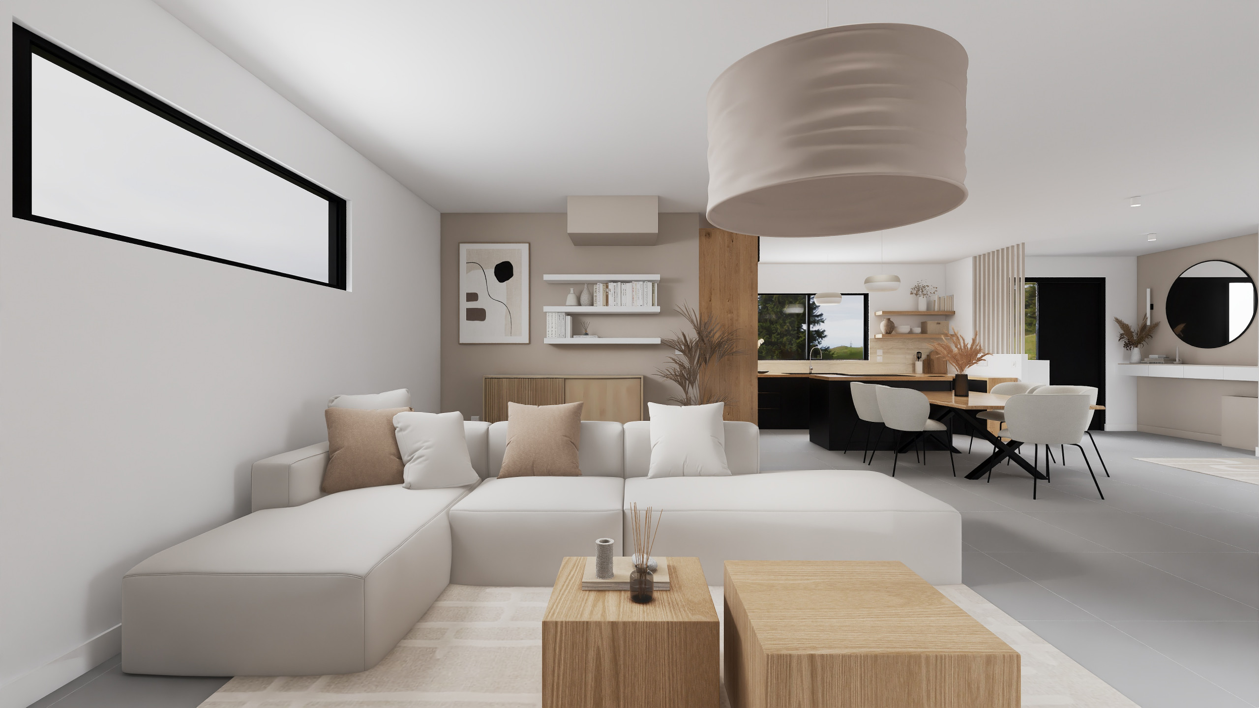 Projet Méréville - pièce de vie