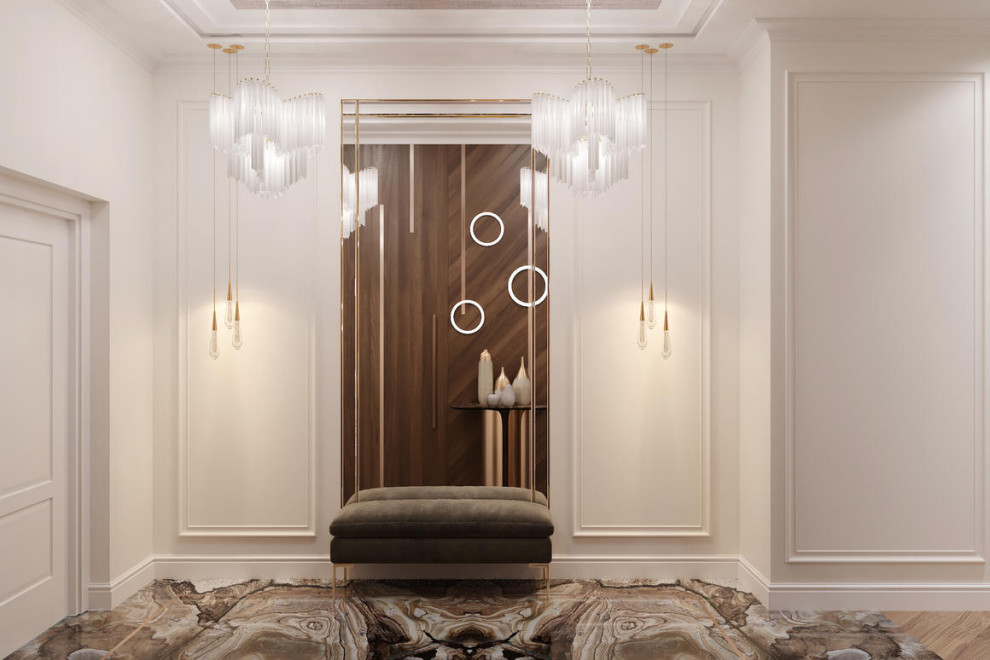 Роскошная современная классика для семьи с детьми в ЖК Русский Дом - 144 метра