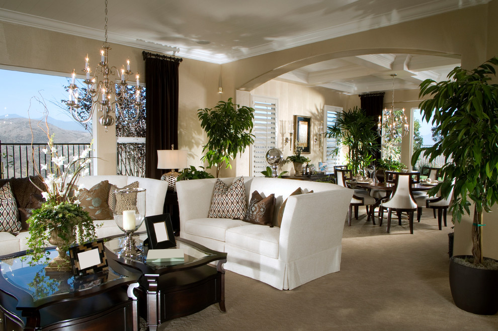 International Clients and Models - Traditional - Living Room - Chicago