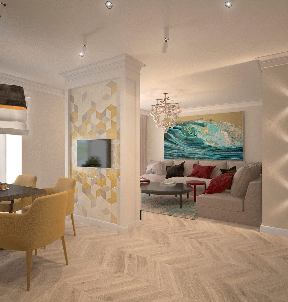 Солнечный интерьер для холодного города