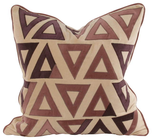 V Rugs & Home Molly Mulberry Pillow