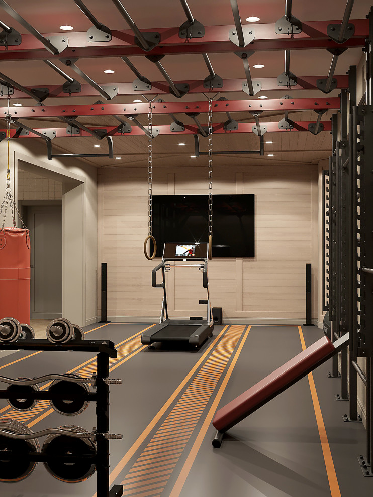 Тренажерный зал в загородном доме
