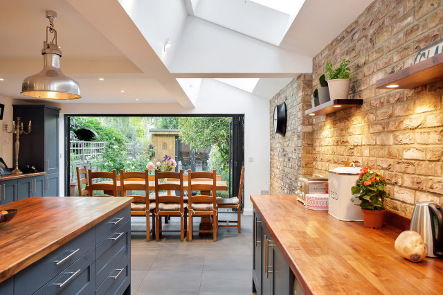 Charmingly Rustic Home Extension - Balham rustic-kitchen