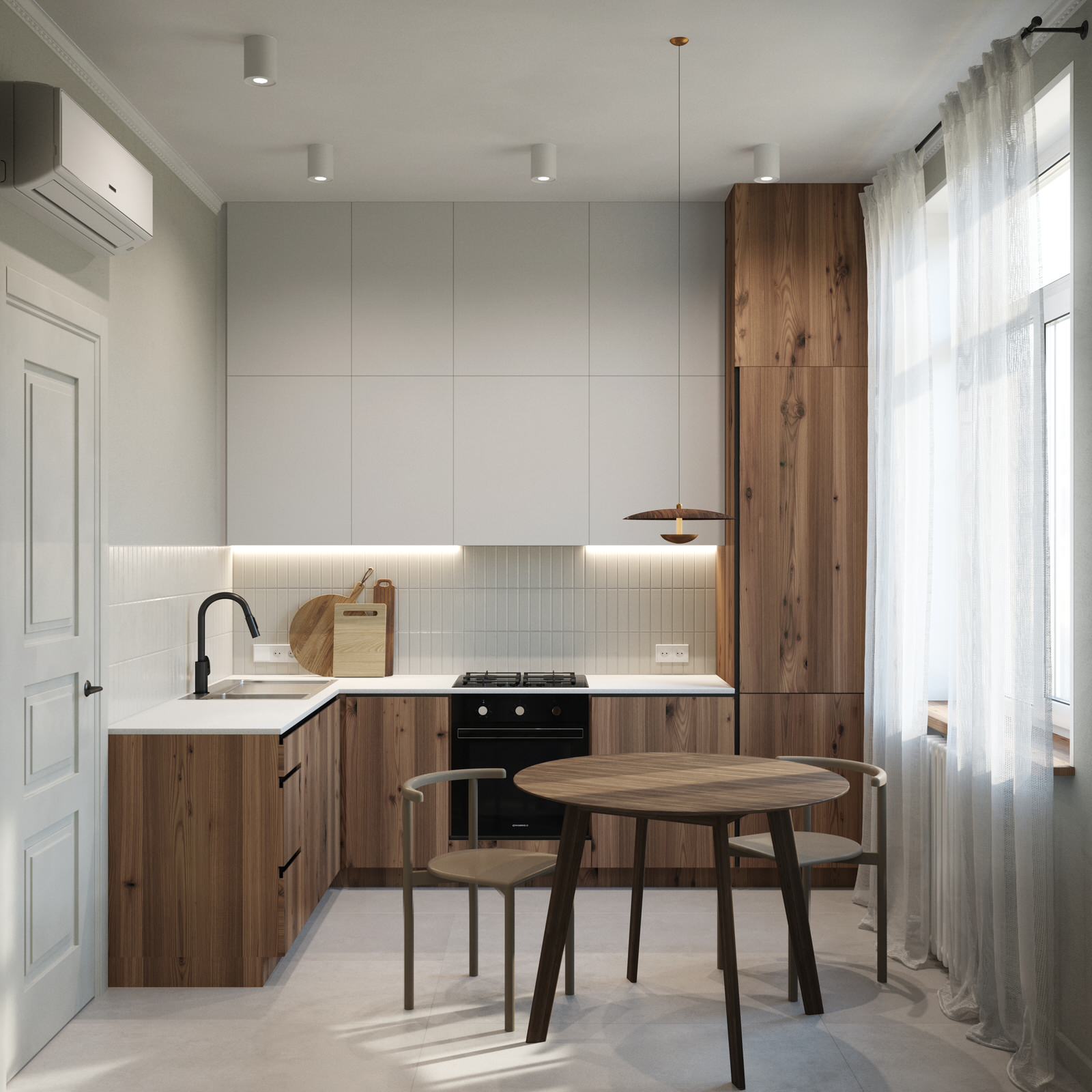 Визуализация интерьера. Дизайн проект "Сердобольская"