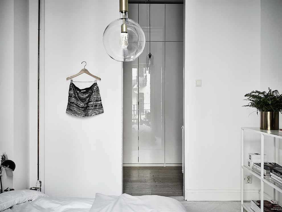 Inspiration for a scandinavian bedroom in Gothenburg.