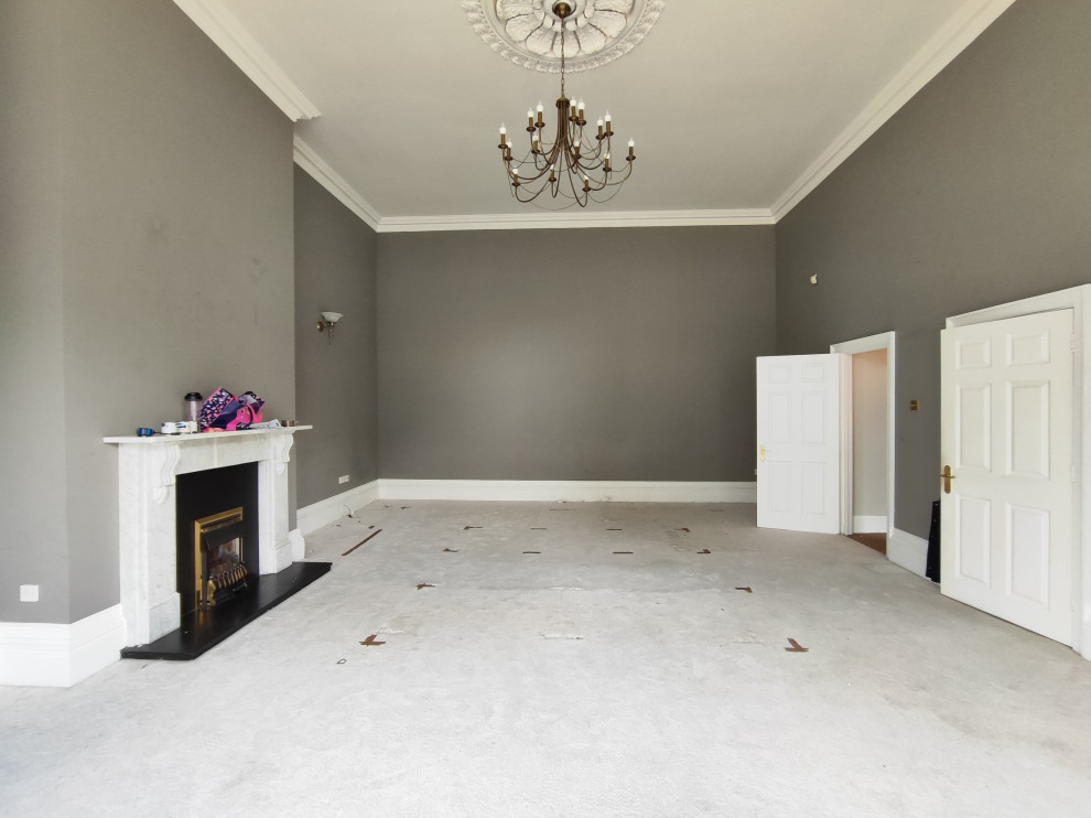 Original living space converted into new kitchen