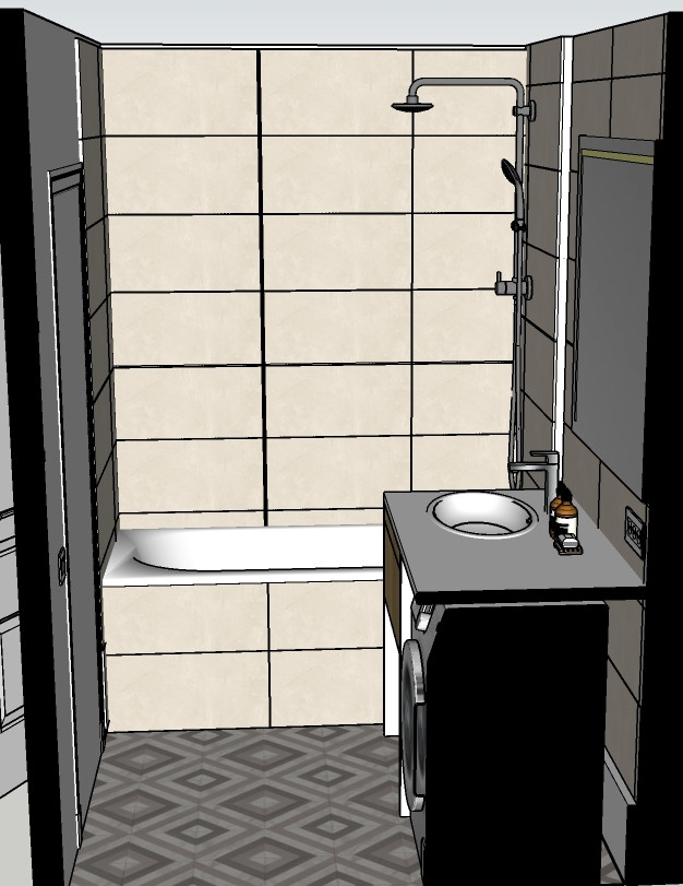 Однокомнатная квартира с оригинальной планировкой для молодой девушки