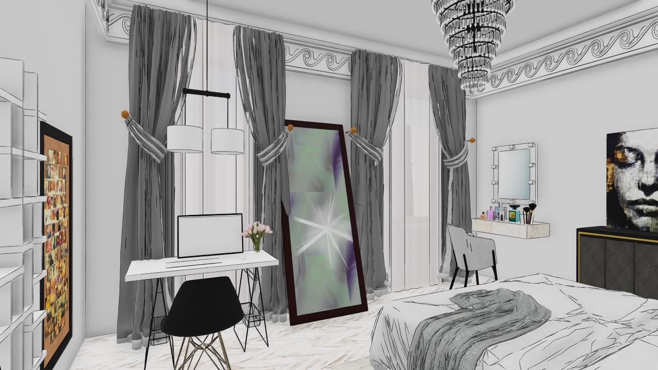 Спальня скетчи