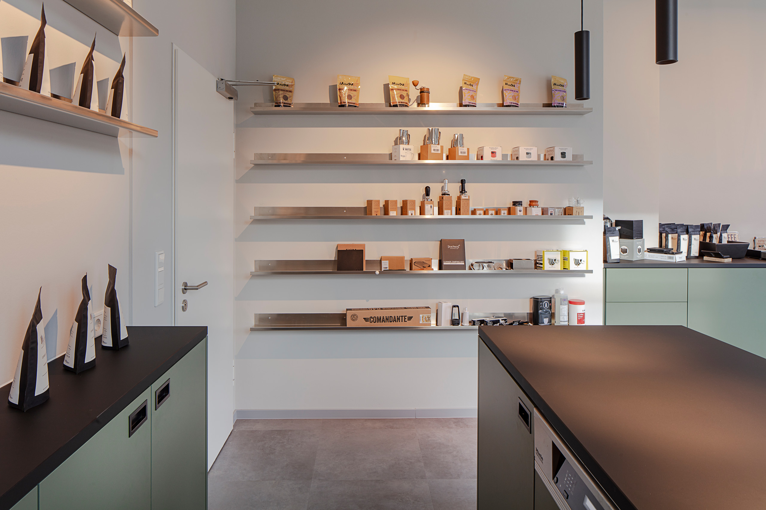 Showroom für Espressomaschinen & Barista in München