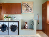 Rustic Laundry Room by Oliver Designs