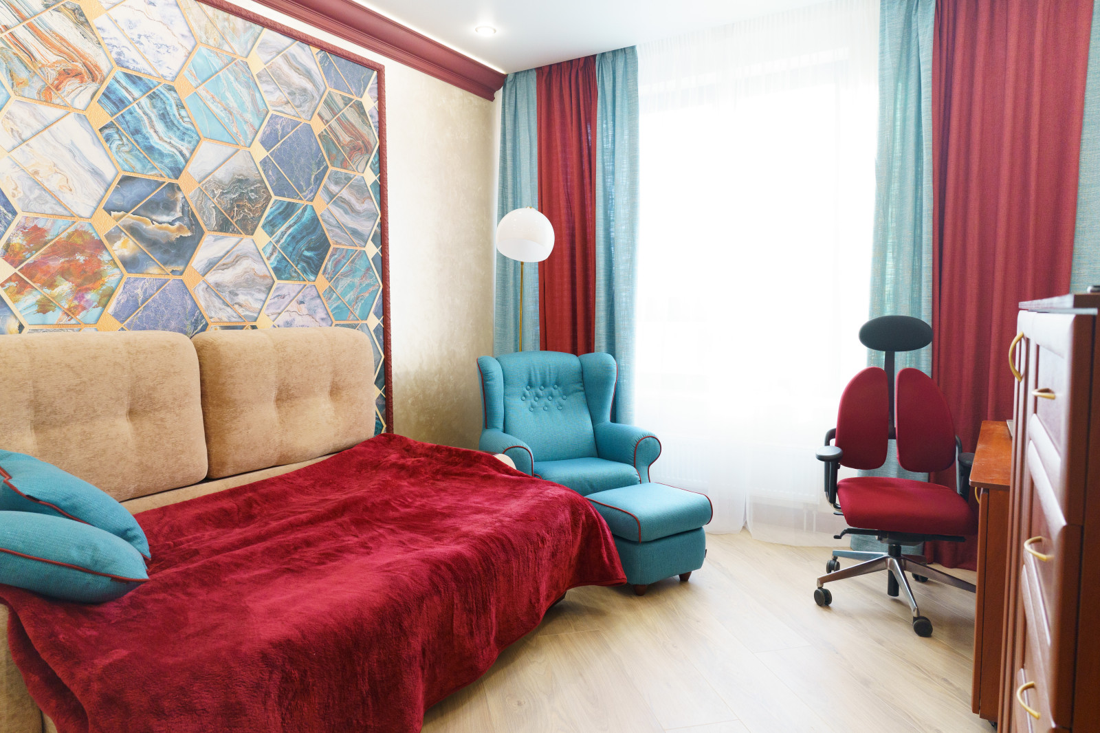 Дизайнерский ремонт на Кавказском бульваре, 65м²