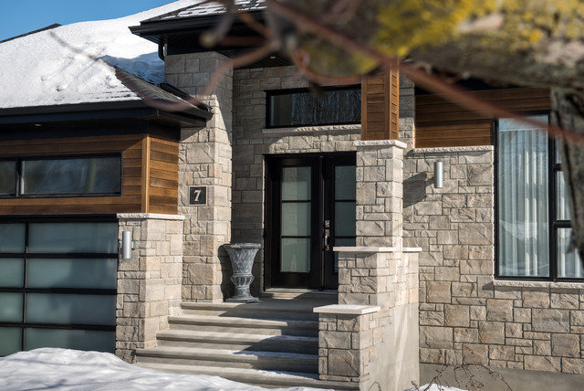 Masonry Stone trendy-hus-og-facade
