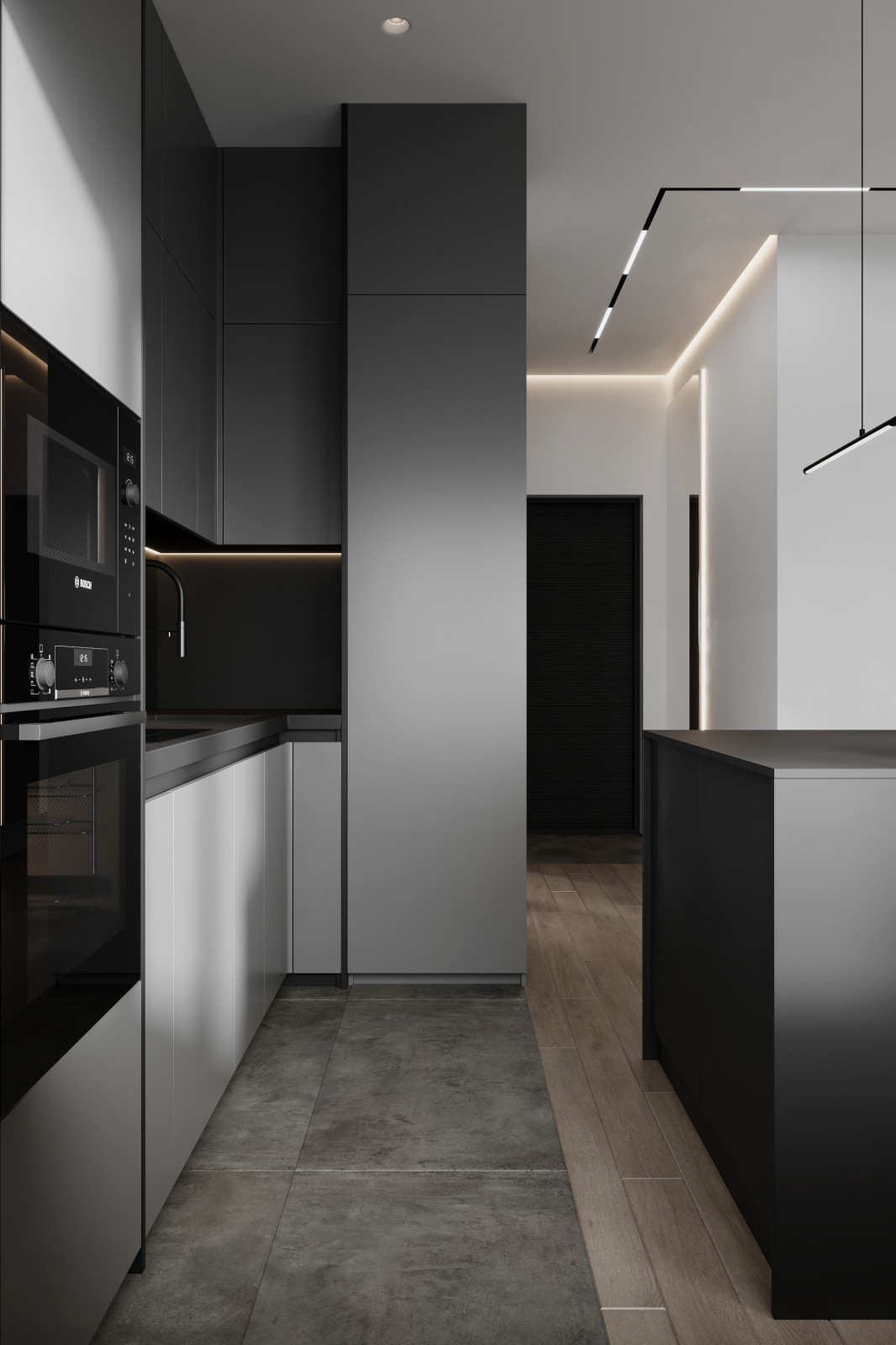 Дизайн интерьера квартиры 58 кв.м. в ЖК Level Амурская