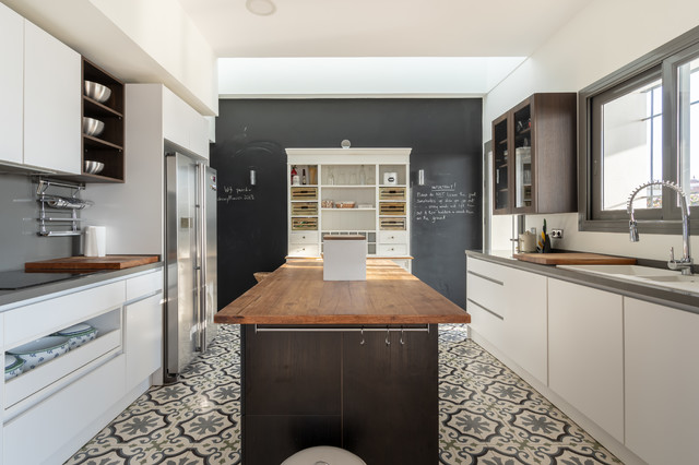Villa en la playa mediterranean-kitchen