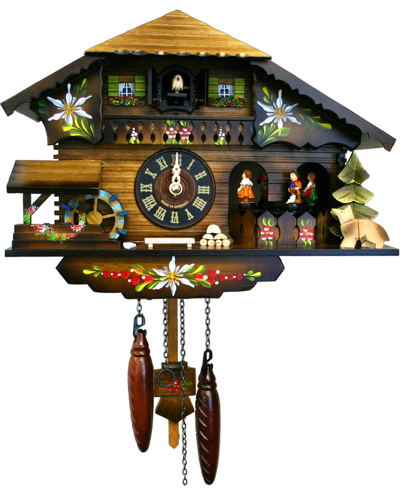 Forest Engstler BatteryOperated Cuckoo Clock Full Size Rustic